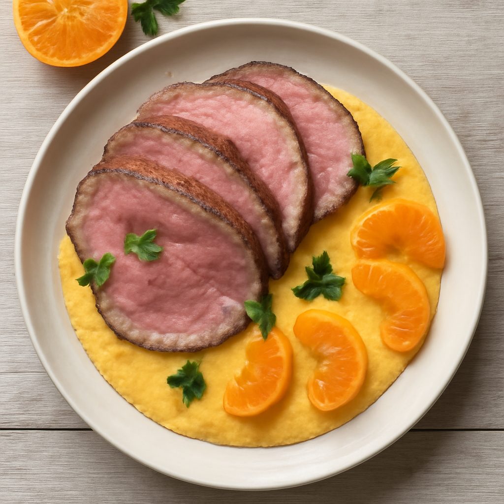 Roastbeef con crema di clementine