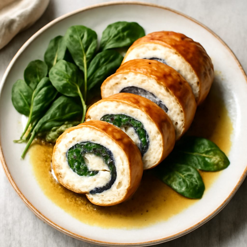 Rollè di tacchino e spinacini
