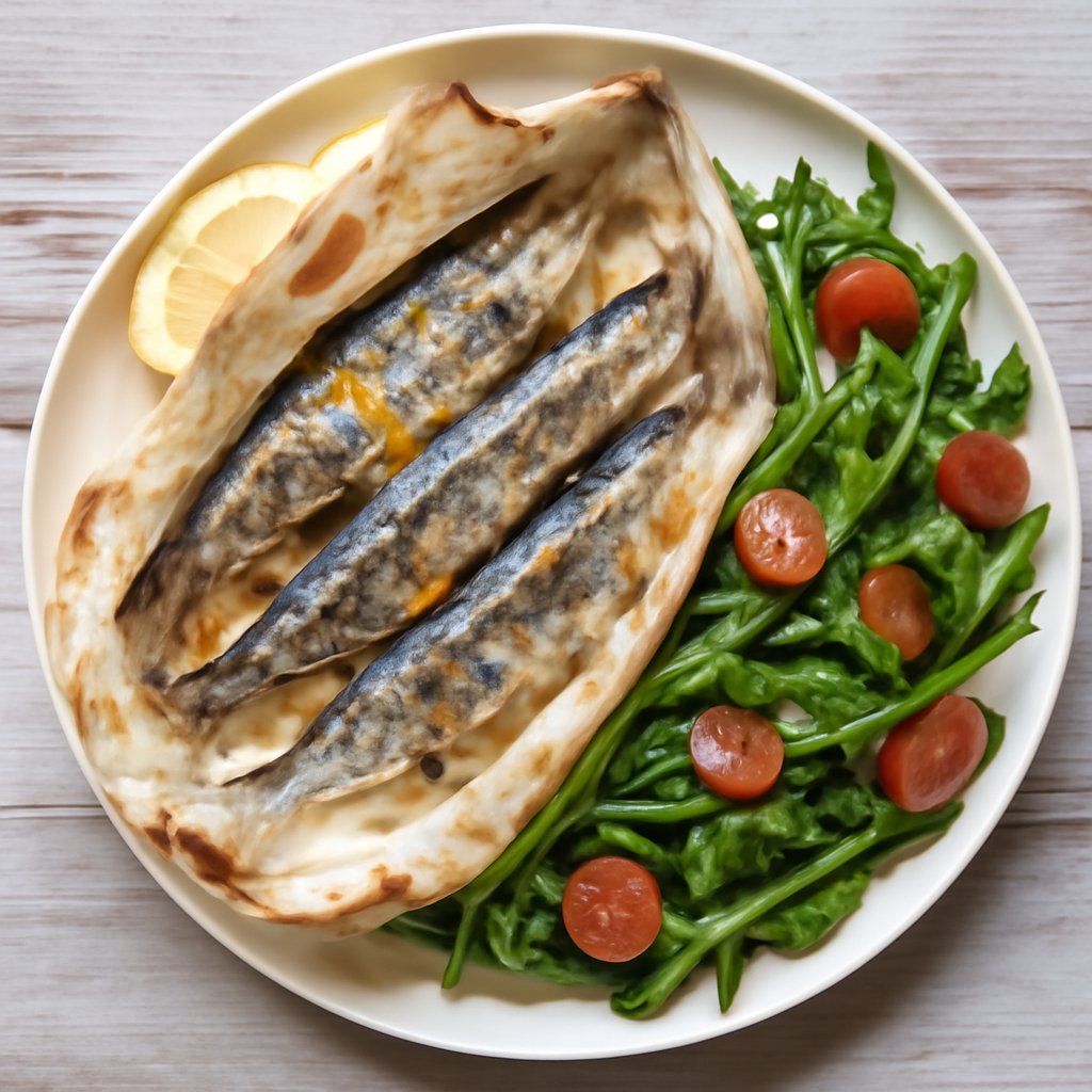 Sardine al cartoccio con insalata di fagiolini