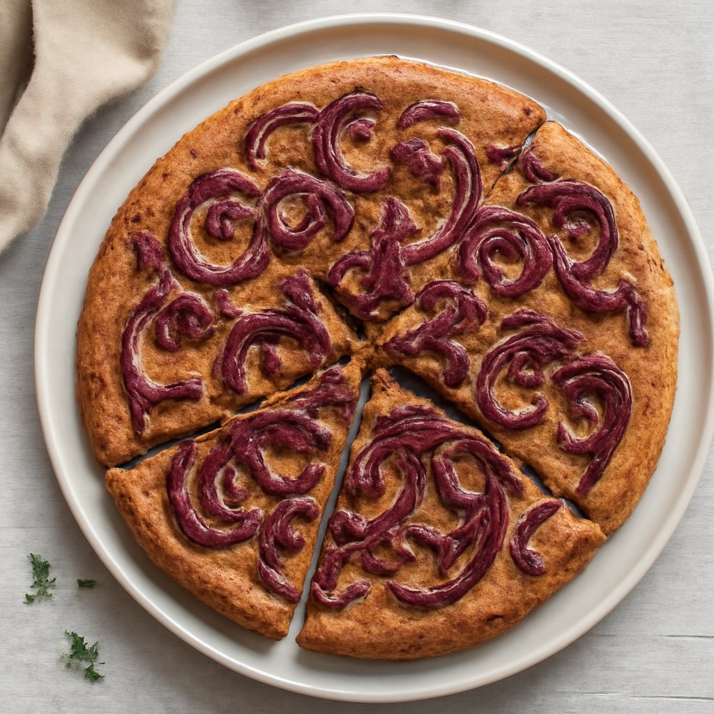 Schiacciata di farro alla cipolla di Tropea