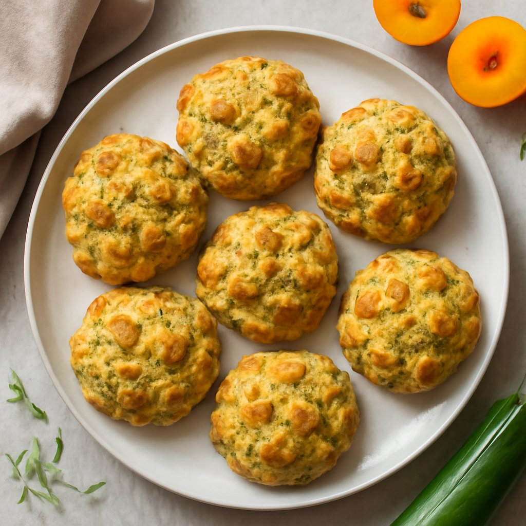 Scones zucchine e albicocche