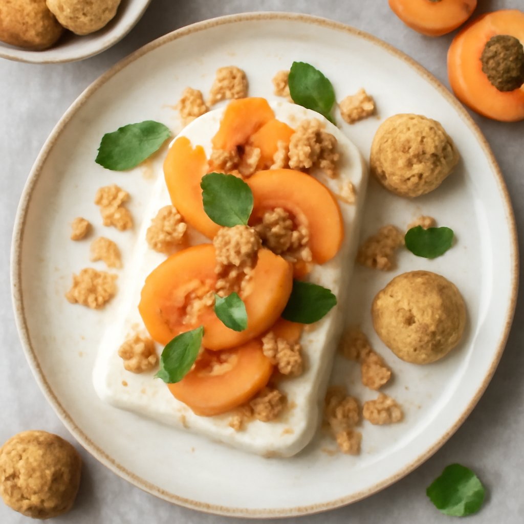 Semifreddo albicocche e amaretti
