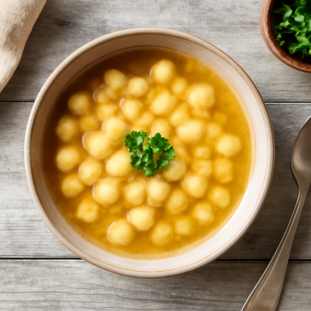 Semolino in brodo di carne (7-9 mesi)