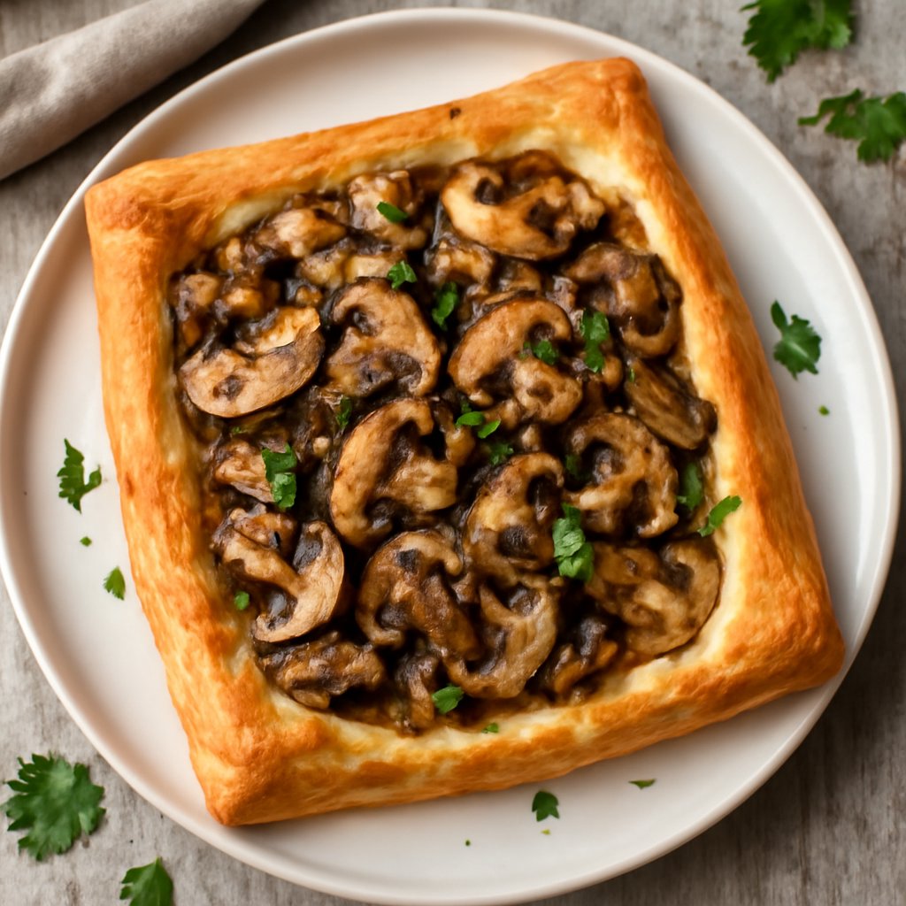 Sfogliata ai funghi