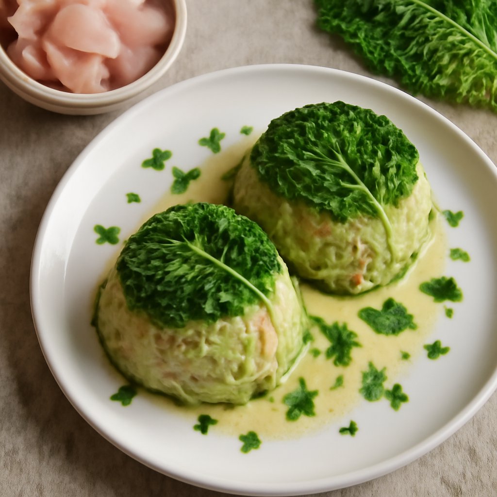 Sformatini di verza e mortadella