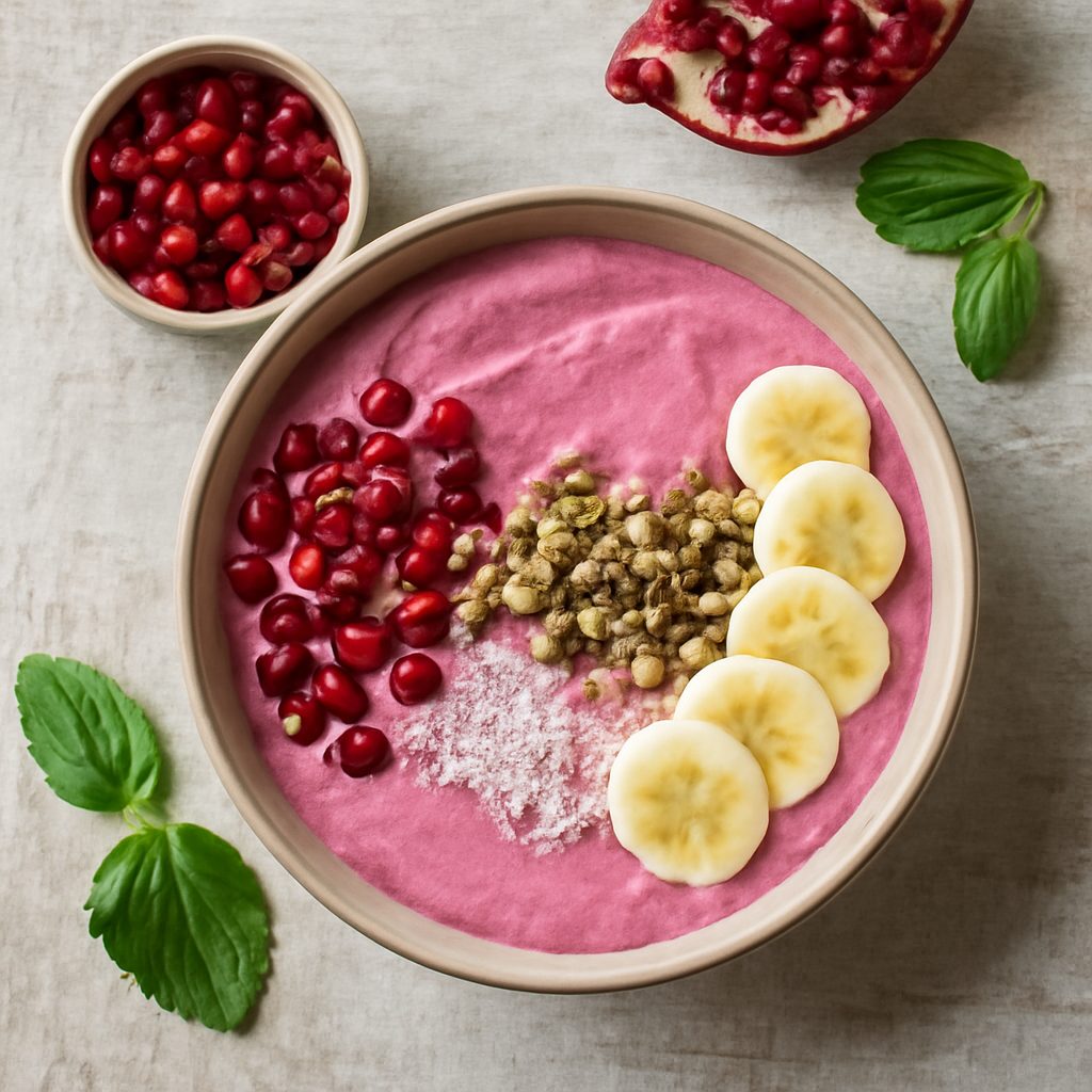 Smoothie bowl alla melagrana