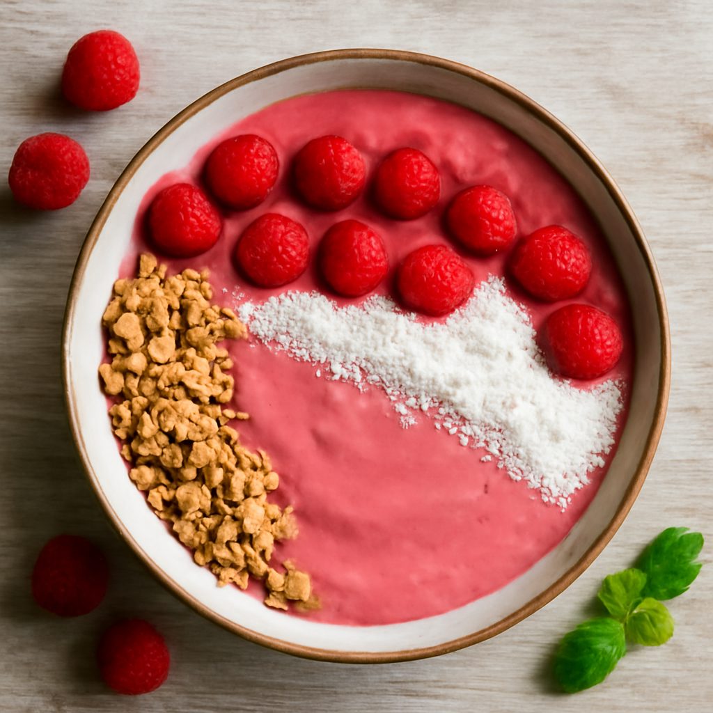 Smoothie Bowl lampone e cocco