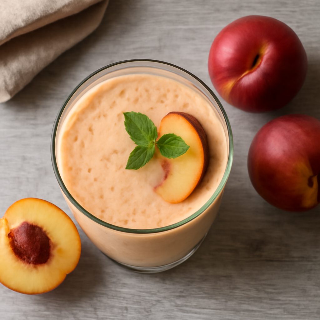Smoothie di pesche nettarine