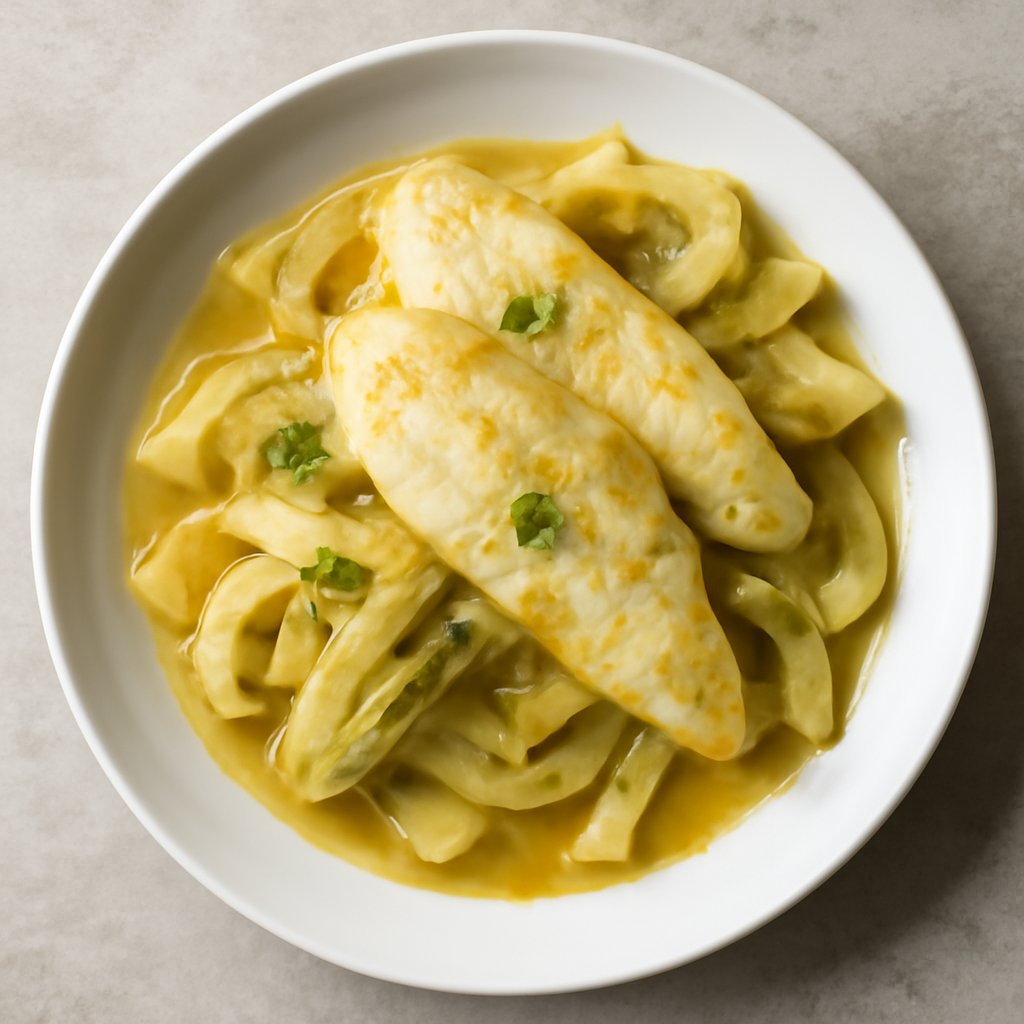 Sogliole e finocchi con curry al vaporiera