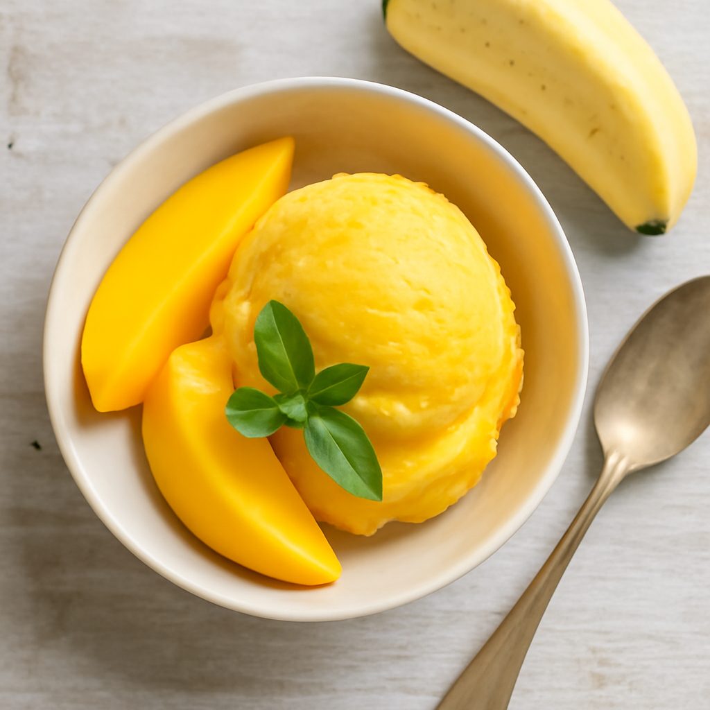 Sorbetto mango e banana