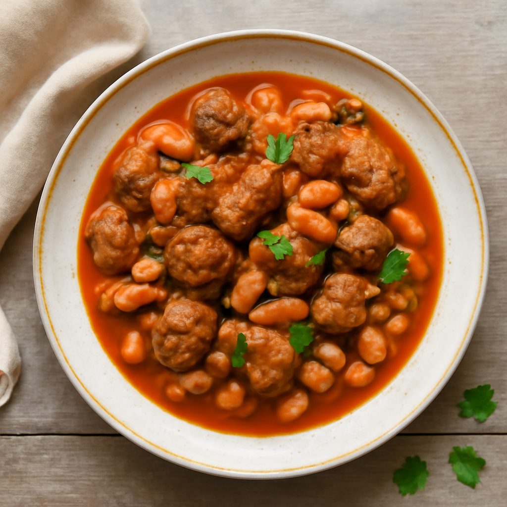 Spezzatino di manzo e fagioli