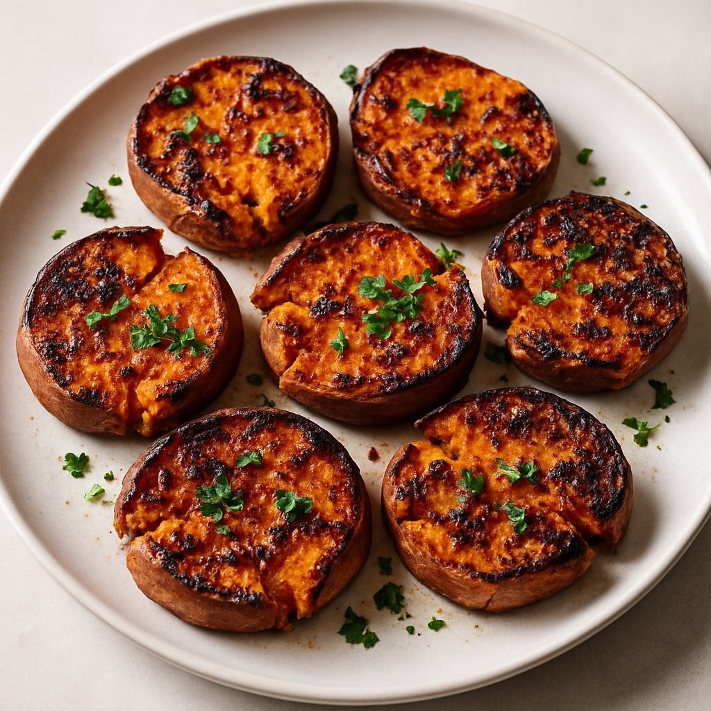 Steamrolled Sweet Potatoes