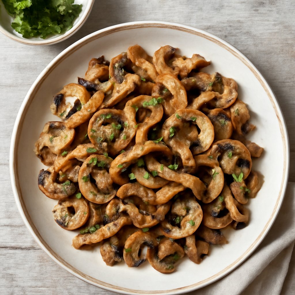 Straccetti di seitan ai funghi