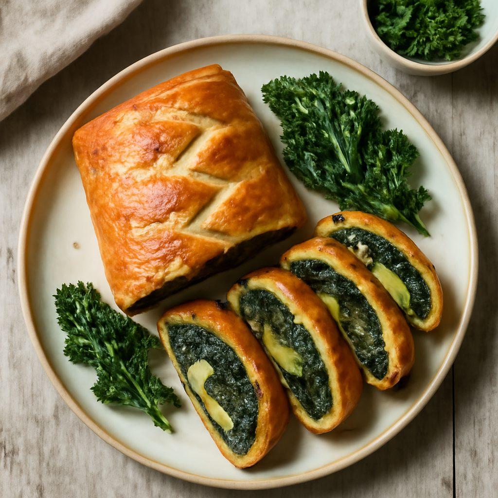 Strüdel al cavolo nero e gorgonzola
