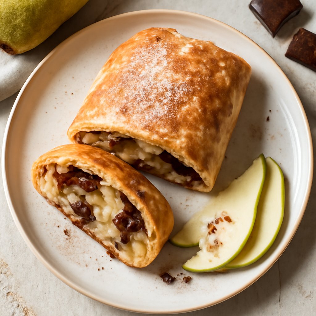 Strüdel pere e cioccolato