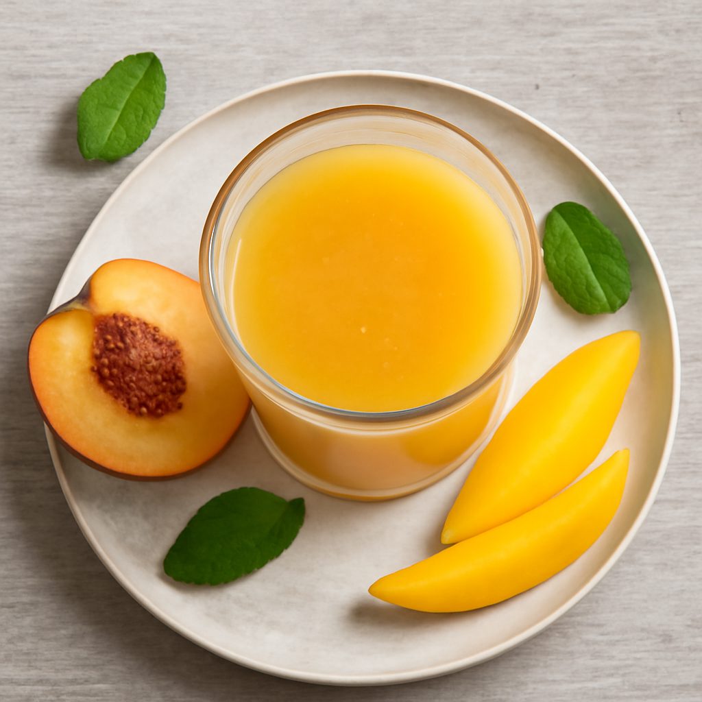 Succo di pesca e mango
