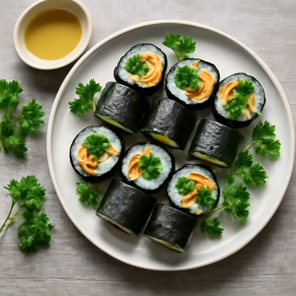 Sushi di verdure raw