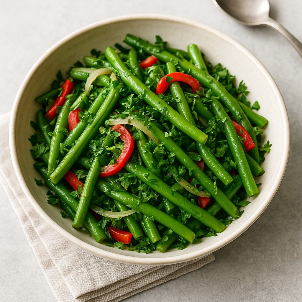 Syrian Green Beans with Fresh Herbs