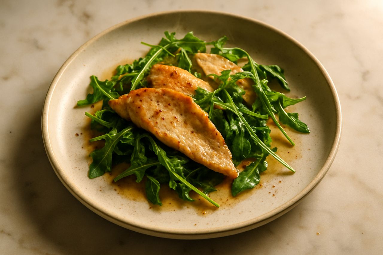 Tacchino Saltato con Rucola
