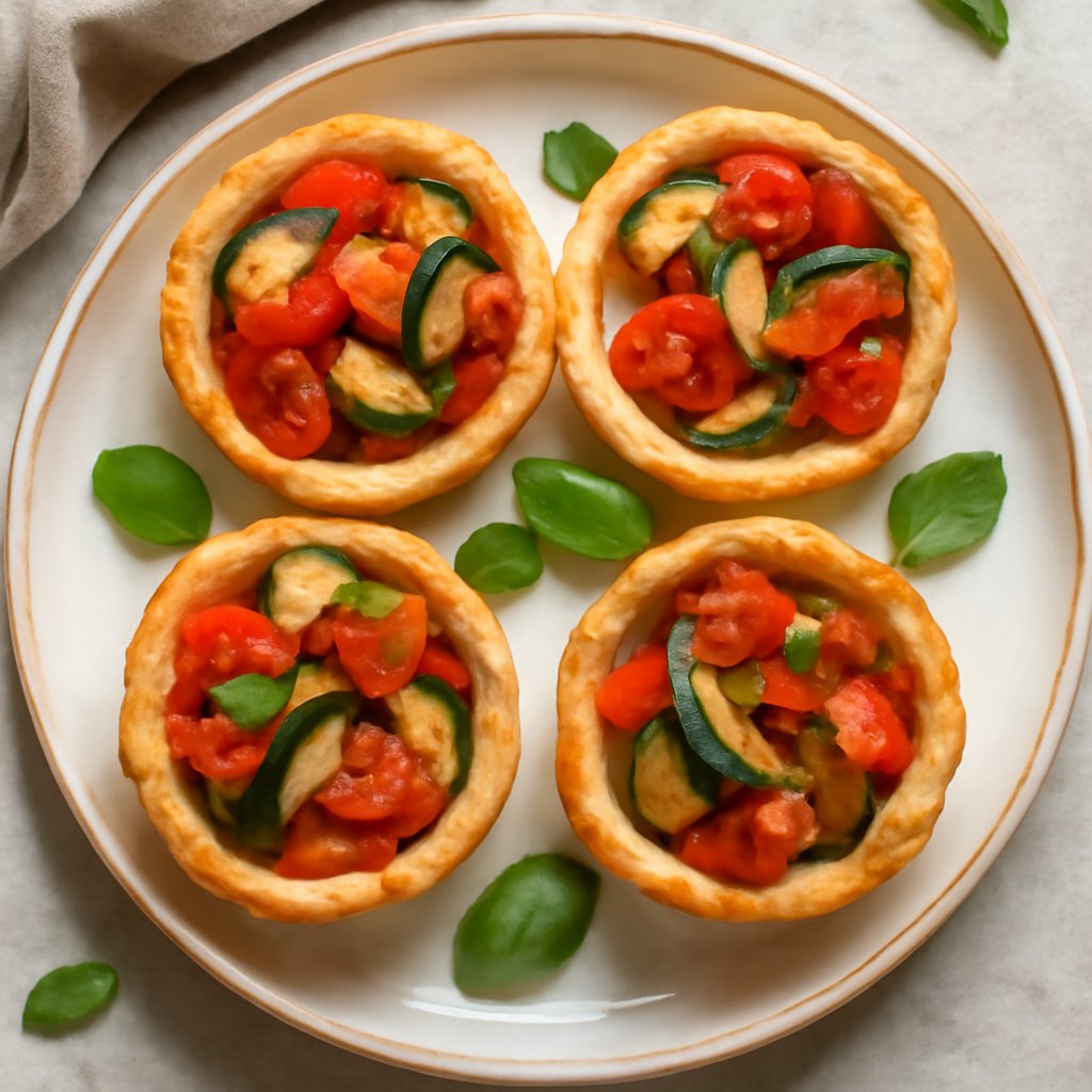 Tartellette salate di verdure