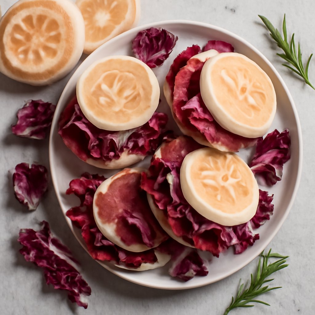 Tigelle di kamut con bresaola e radicchio