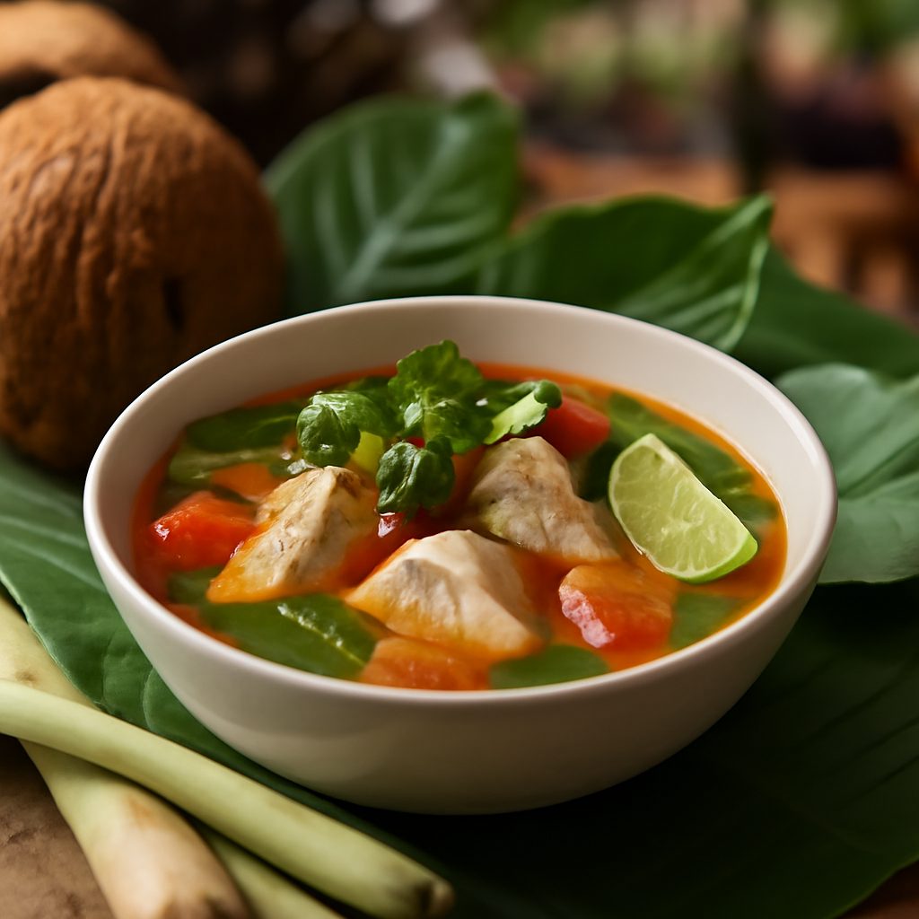 Tom Yum di Pollo Light - Zuppa Tailandese Piccante e Acida
