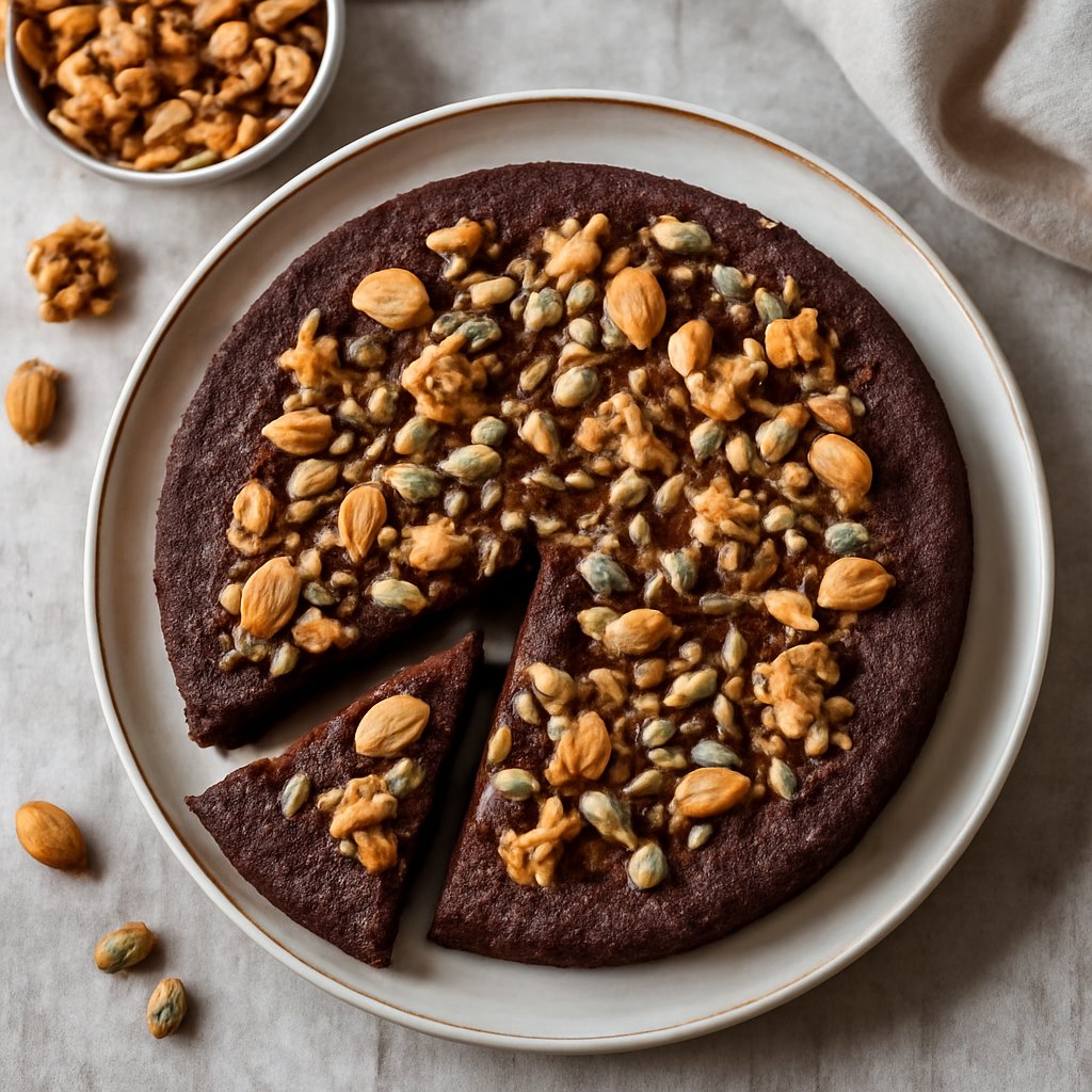 Torta al cioccolato e frutta secca (senza glutine)