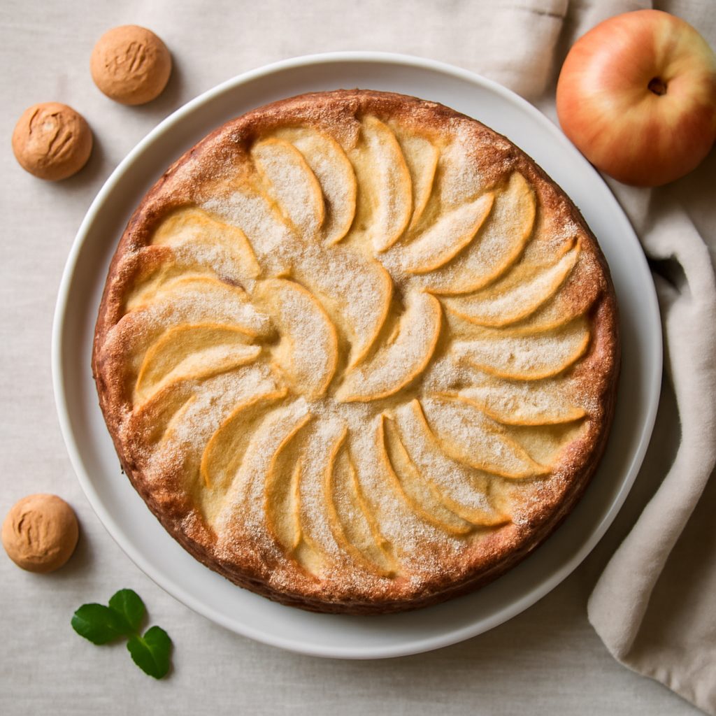 Torta amaretti e mela
