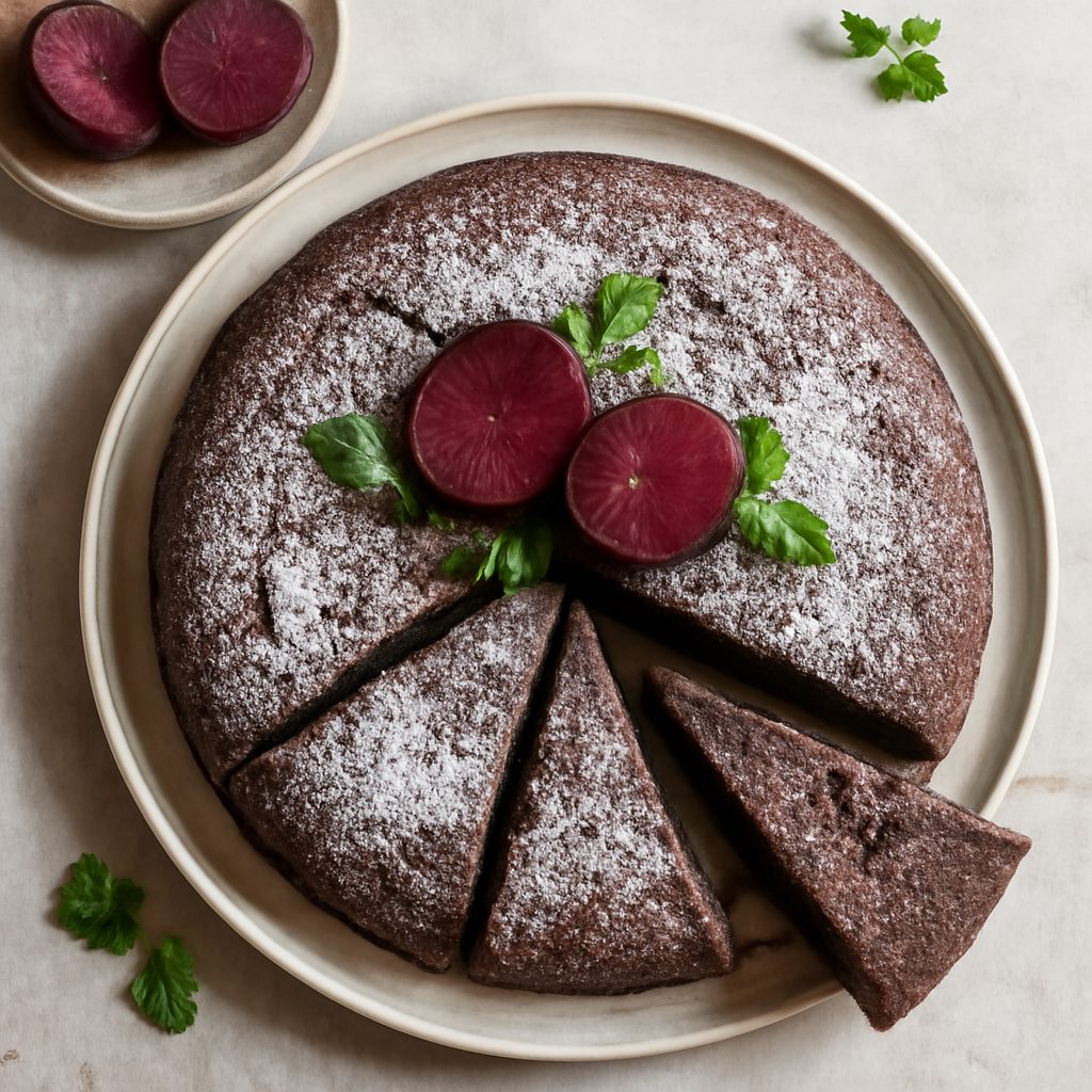 Torta cacao e barbabietola