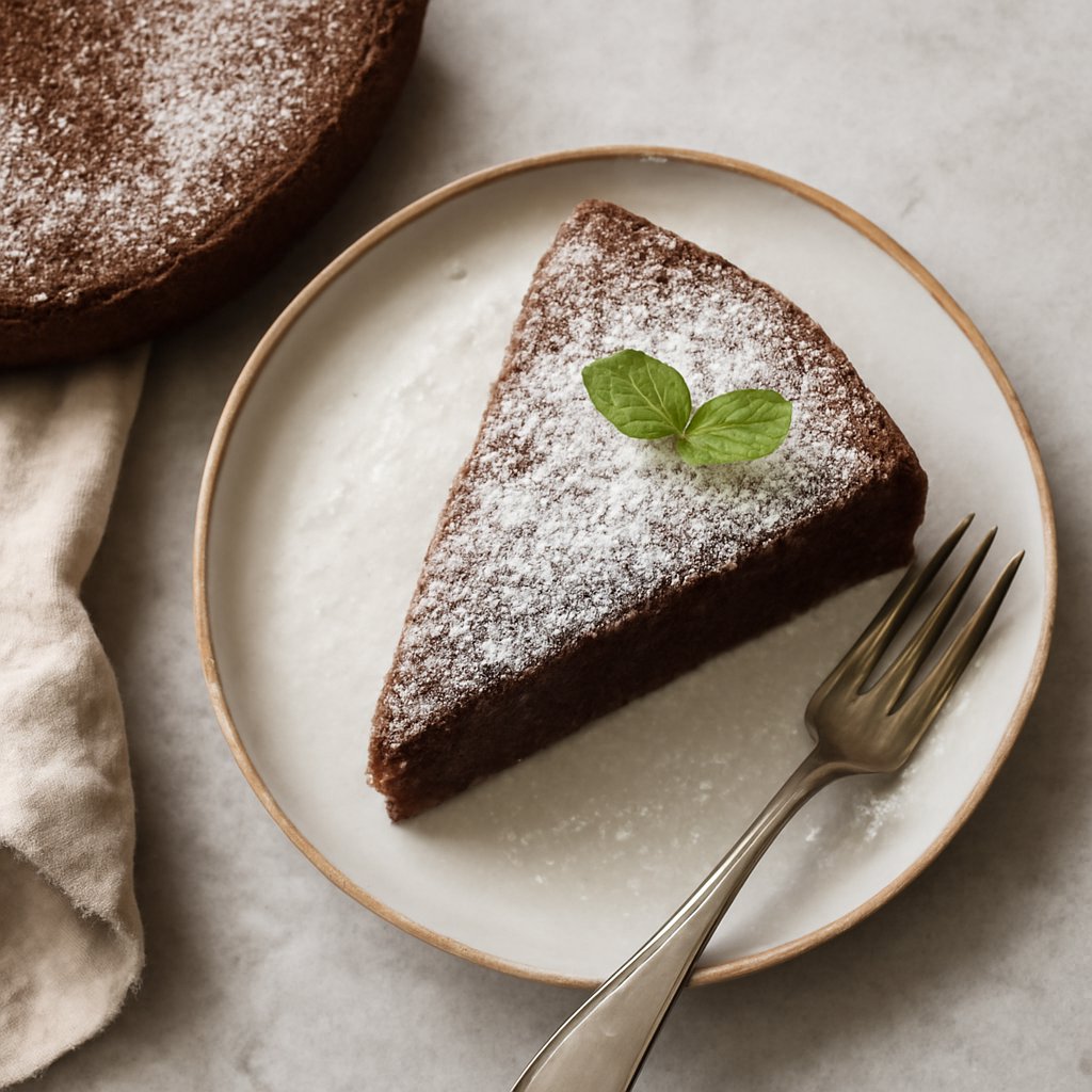 Torta di albumi al cioccolato