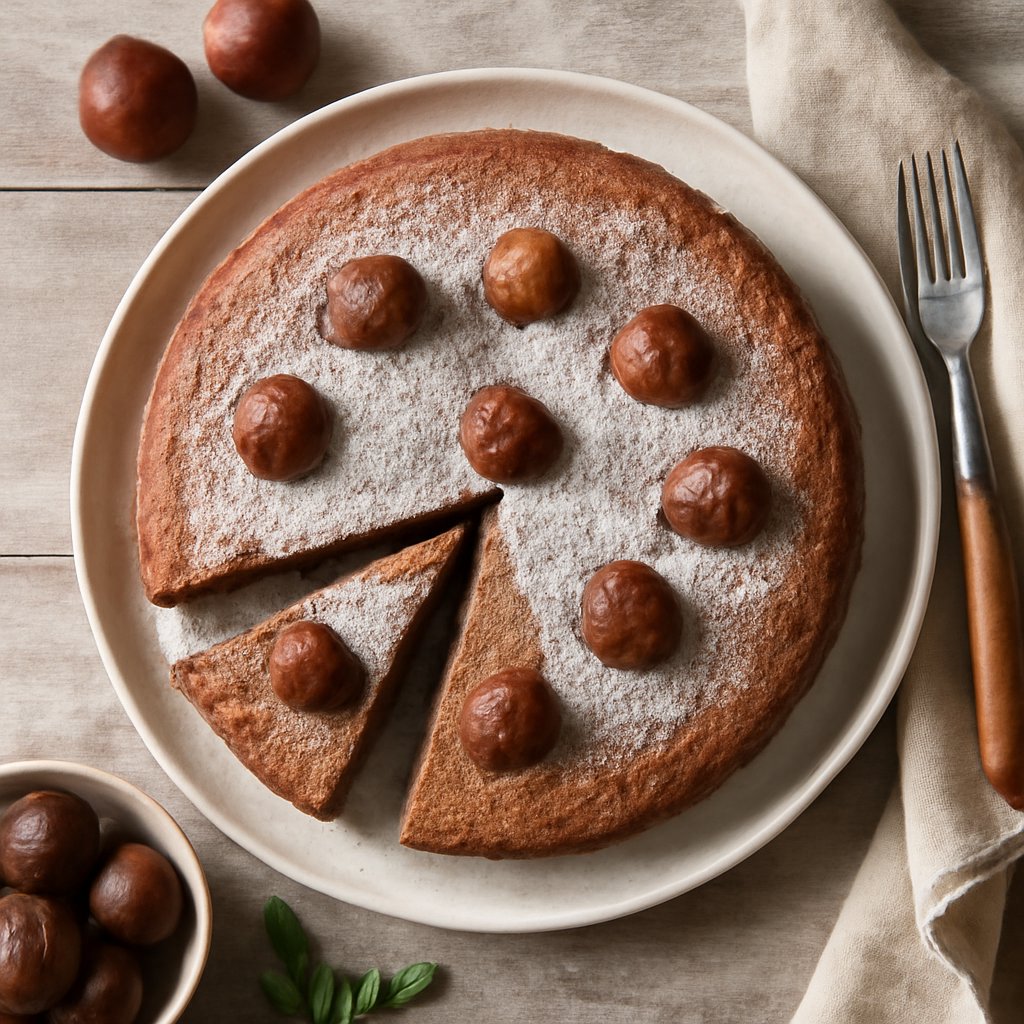 Torta di castagne integrale