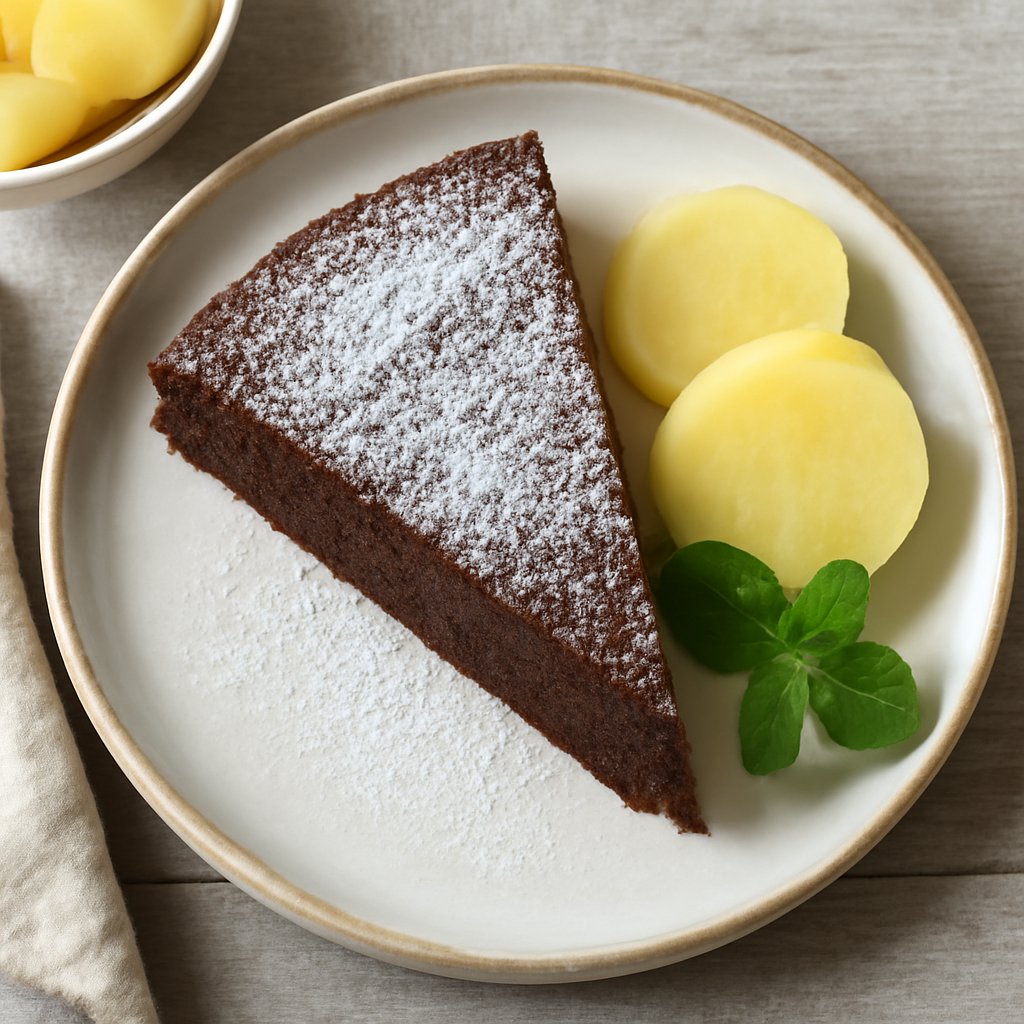 Torta di cioccolato e patate
