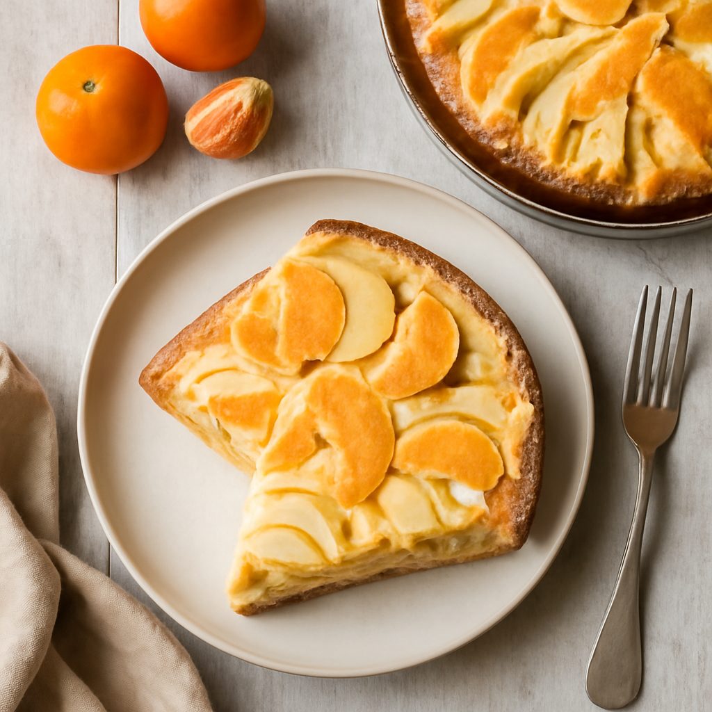 Torta di mele e mandarini