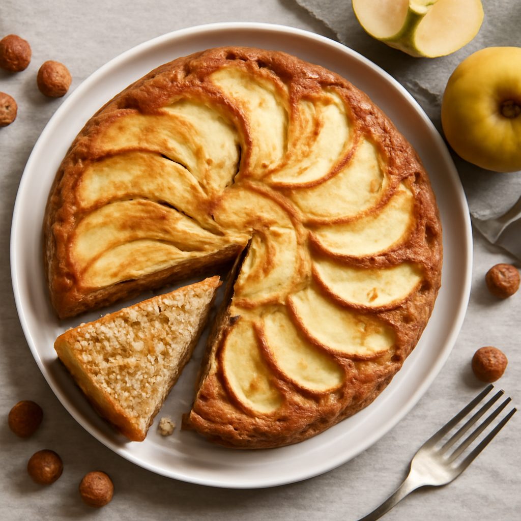 Torta di mele e nocciole