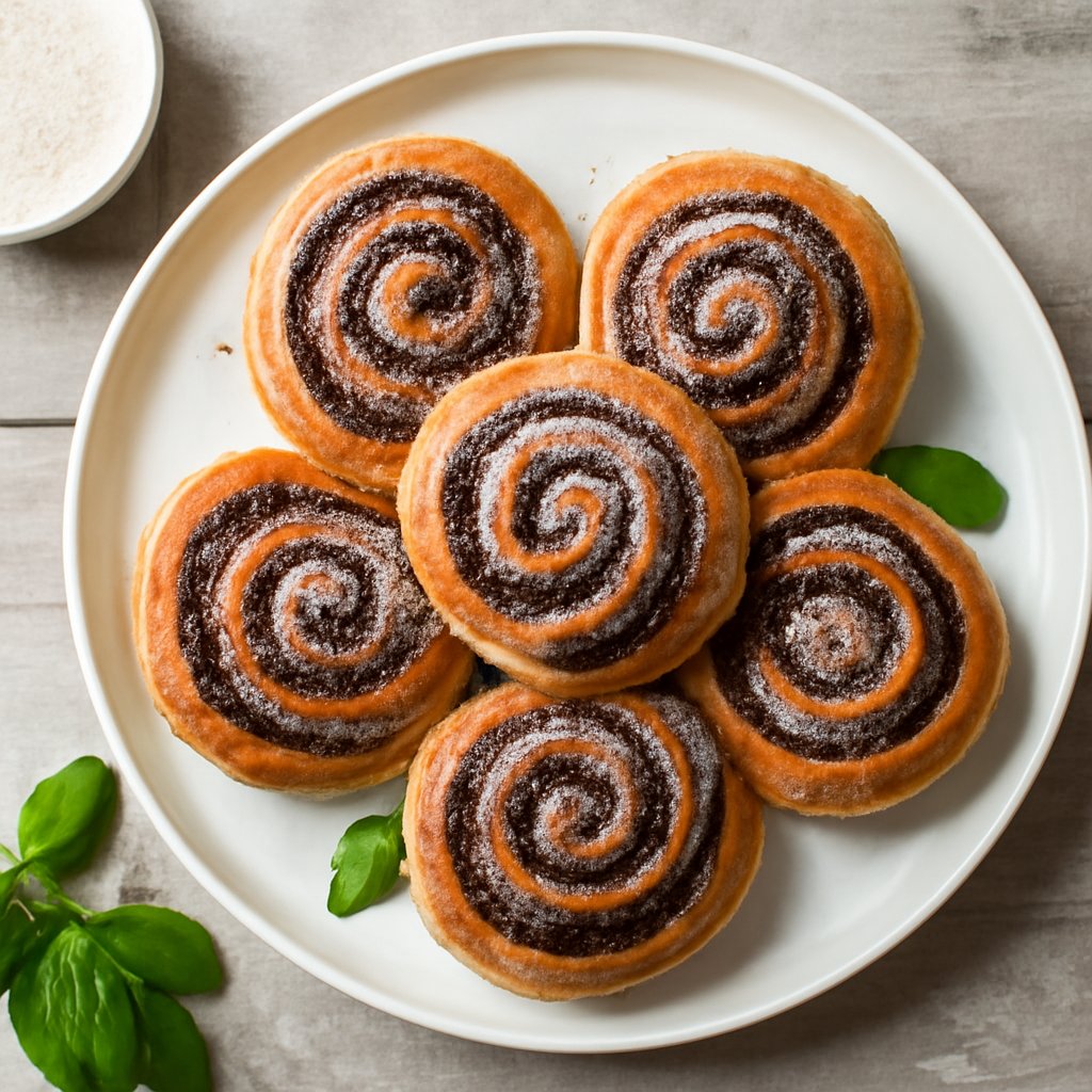 Torta girelle al cioccolato