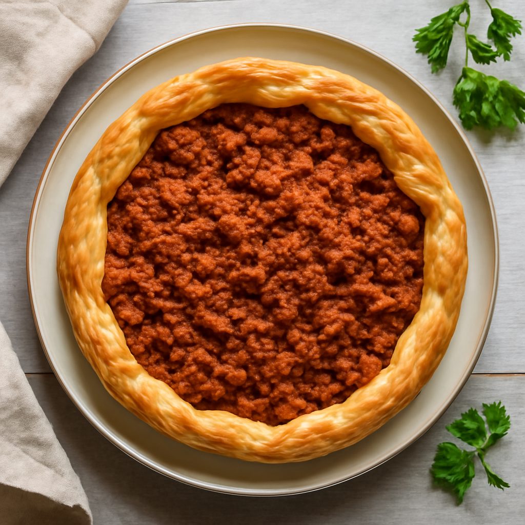 Torta salata con ragù