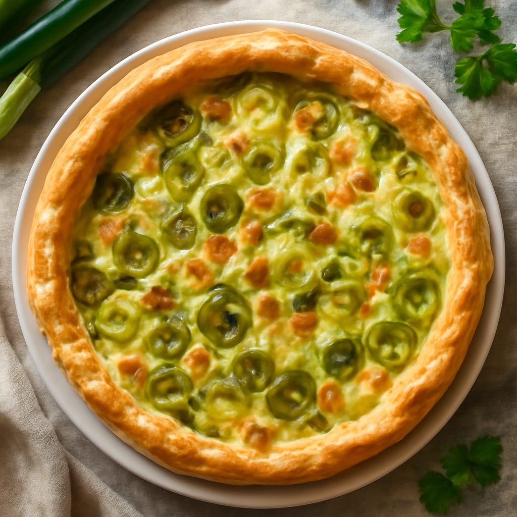 Torta salata porri e Gruviera