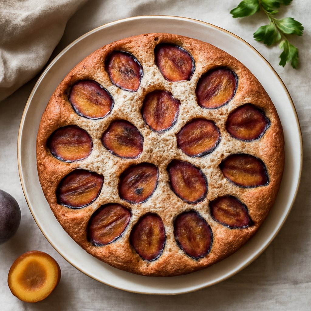 Torta semplice alle prugne