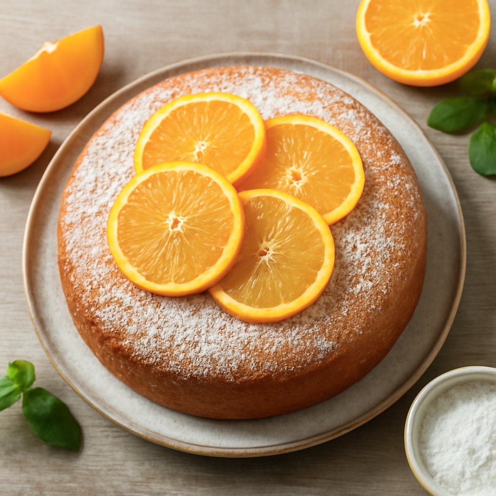 Torta soffice al profumo di arance