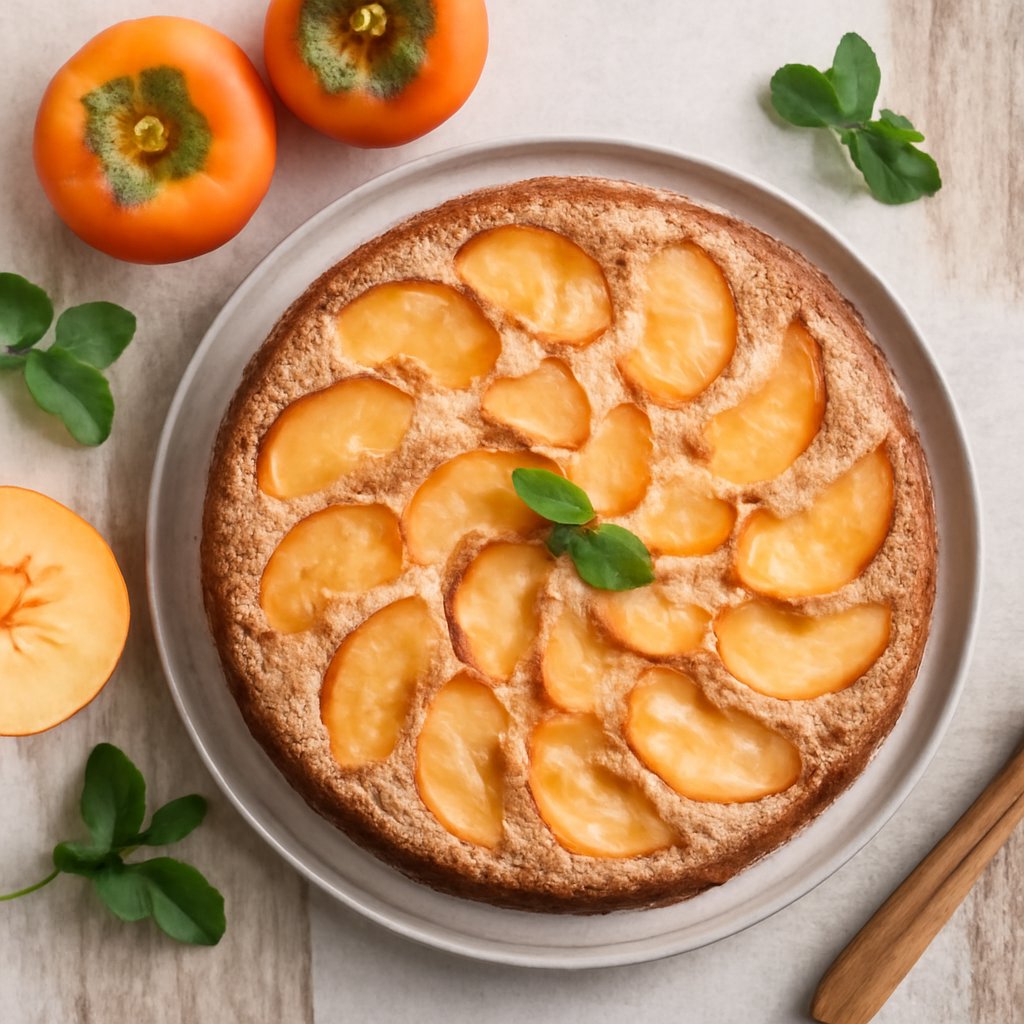 Torta veloce ai cachi mela