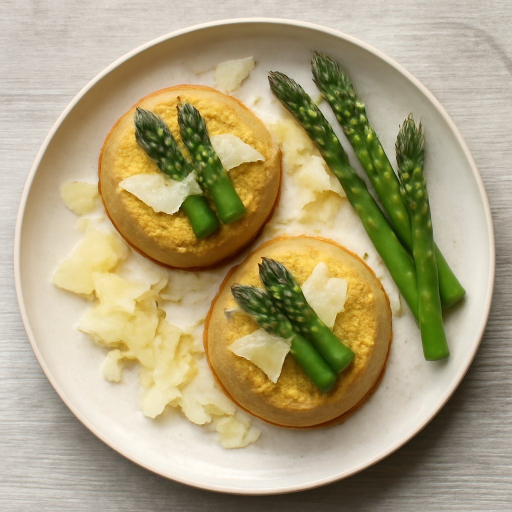 Tortini asparagi e Parmigiano Reggiano