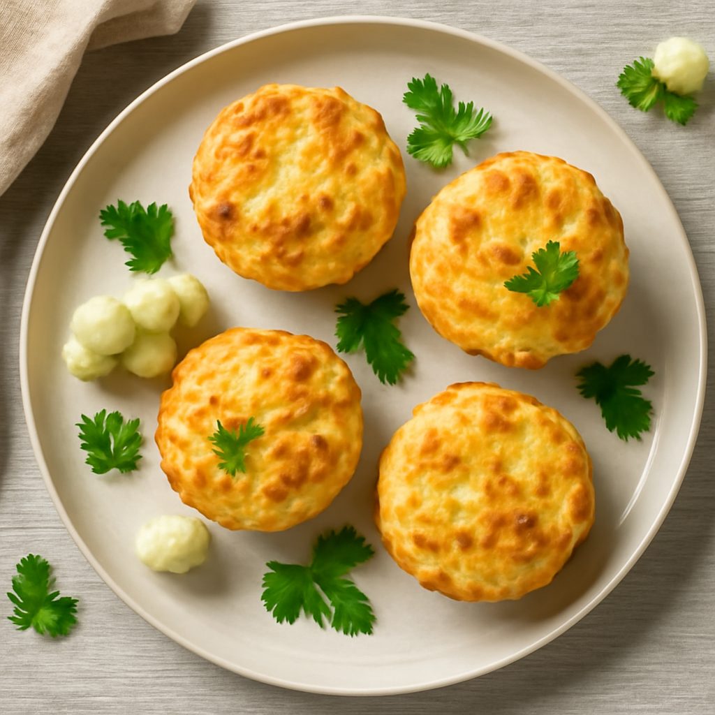 Tortini di cavolfiore e formaggio
