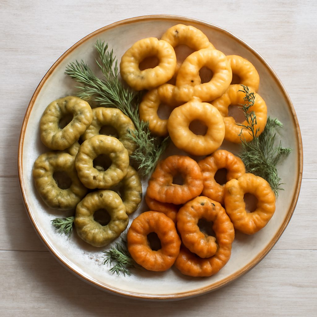 Tris di taralli al profumo di Sardegna