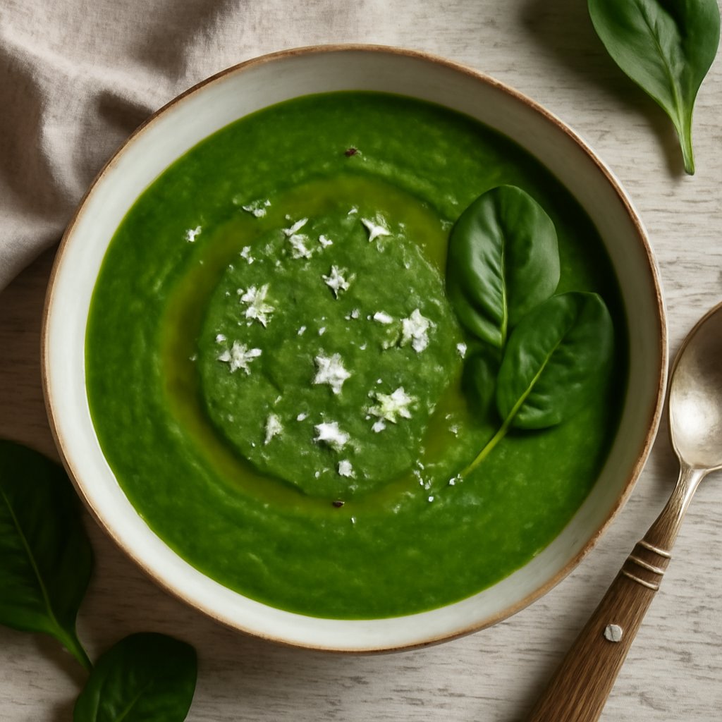 Vellutata agli spinaci