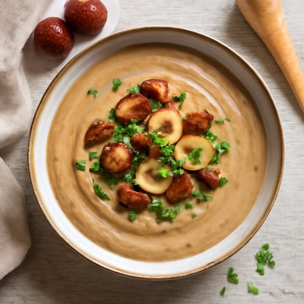 Vellutata di castagne e pastinaca