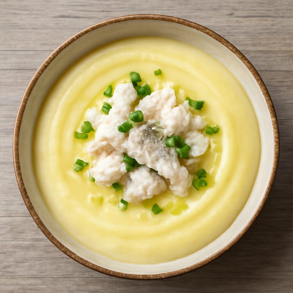 Vellutata di patate e spigola (6-7 mesi)