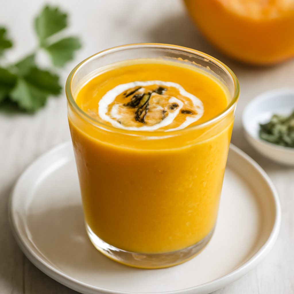 Vellutata di Zucca Butternut Leggera con Latte di Cocco