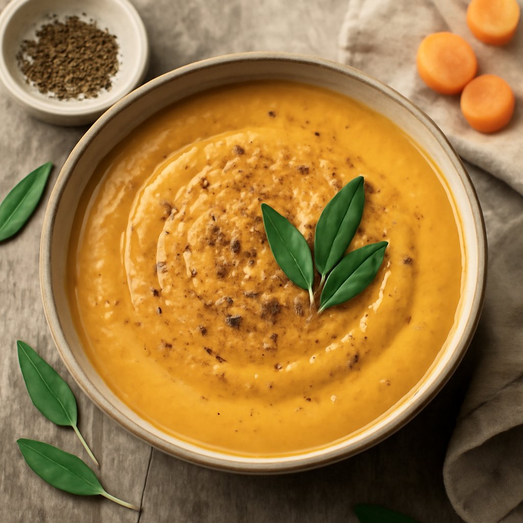 Vellutata speziata di zucca e carote (robot da cucina Friend)