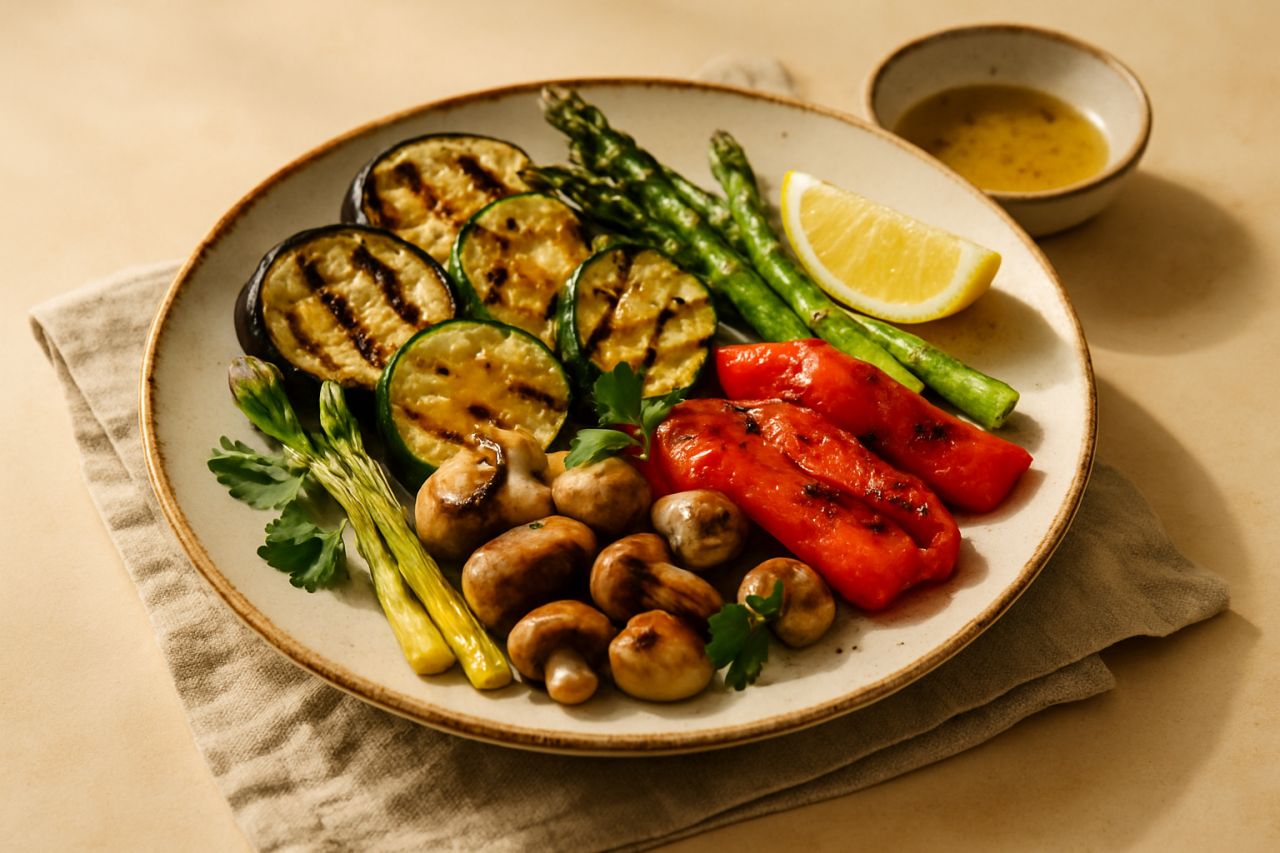Verdure Grigliate Miste al Limone