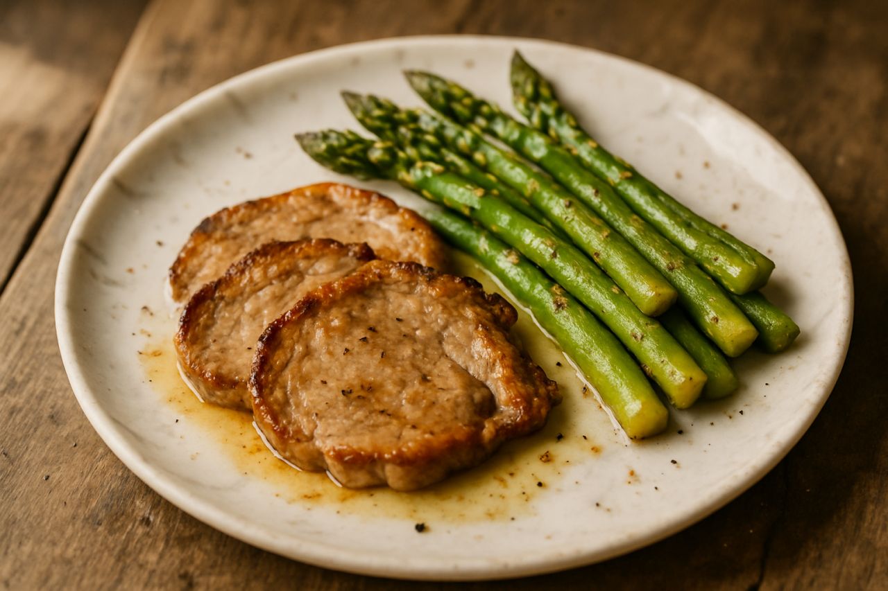 Vitello al Forno con Asparagi
